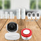 Smartsiren pro alarmsysteem + indoor eye camera - Slim alarm zonder abonnement - Draadloos - met camera - melding via app - back up batterij - google home - amazon alexa - uitbreidbaar - melding via app - thuis modus