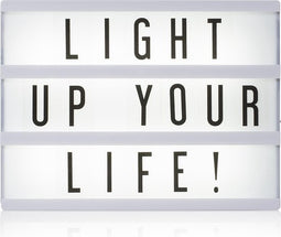 Smartwares IOL-002-BW Lightbox – A5 – LED - Incl. 85 karakters