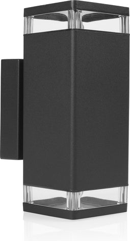 Smartwares OOL-50019 Zwarte Outdoor Up- en Downlight - Aluminium - GU10 Fitting - Zwart