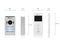 Smartwares Video intercom DIC-22132 - 3 Appartementen - Slimme deurbel - Intercom en Camera - Geen maandelijkse kosten