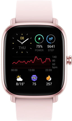 Smartwatch Amazfit A2018 1,55" AMOLED 220 mAh Black Pink 1,55"