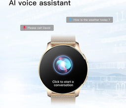 Smartwatch Dames met Telefoonfunctie - Roségoud