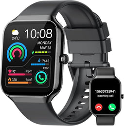 Smartwatch -HD Display - Bellen, Gezondheidsmonitor & 113 Sportmodi