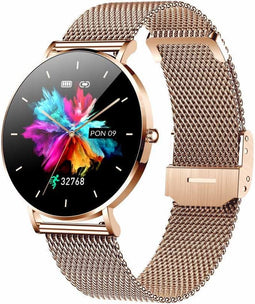 Smartwatch MANTA Alexa Złoty + pasek