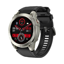 Smartwatch Manta SWA001SL Zwart Oranje Zilverkleurig 1,43"