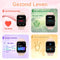 Smartwatch - Roze - Smartwatch Heren & Dames - HD Touchscreen - Horloge - Stappenteller - Saturatiemeter - IOS & Android