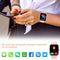 Smartwatch - Roze - Smartwatch Heren & Dames - HD Touchscreen - Horloge - Stappenteller - Saturatiemeter - IOS & Android