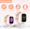 Smartwatch - Roze - Smartwatch Heren & Dames - HD Touchscreen - Horloge - Stappenteller - Saturatiemeter - IOS & Android