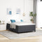vidaXL - Boxspringbed - Donkergrijs - 160x200 - cm - Corduroy - Stof