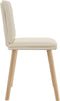 vidaXL - Eetkamerstoelen - 2 - st - linnen