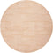 vidaXL - Tafelblad - rond - Ø80x2,5 - cm - onbehandeld - massief - eikenhout