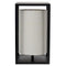 Atmooz - Tafellamp Natal - Slaapkamer / Woonkamer - Industrieel - Zwart en witte kap - Hoogte 35cm - Metaal