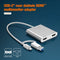 j5create JCA365-N - USB-C naar Dual HDMI Multi-Monitor Adapter - 4K ondersteuning - Zilver