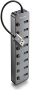 NGS IHUB 8 - USB Hub - 8x USB 3.2 - Grijs