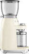 SMEG CGF01CREU - Elektrische koffiemolen - Crème - 30 maalstanden