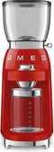 SMEG CGF11RDEU - Elektrische koffiemolen - Rood - 30 maalstanden