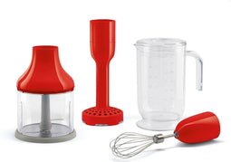SMEG HBAC11RD - Staafmixer accessoire set - Rood