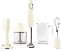 SMEG HBF22CREU - Staafmixer - Crème - 700W - Met accessoires
