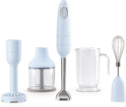 SMEG HBF22PBEU - Staafmixer - Pastelblauw - 700W - Met accessoires