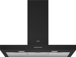 Smeg KBT900NE Afzuigkap Muurmontage Zwart 480 m³/uur A