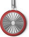 SMEG Koekenpan Rood Mat - ø 28 cm - Standaard anti-aanbaklaag