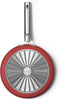 SMEG Koekenpan Rood Mat - ø 28 cm - Standaard anti-aanbaklaag