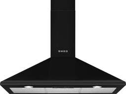 SMEG KSED95NEE - Afzuigkap - Wandschouw - 90 cm - Zwart