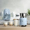 SMEG MFF11PBEU - Melkopschuimer - Pastelblauw - 6 functies