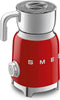 SMEG MFF11RDEU - Melkopschuimer - Rood - 6 functies