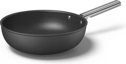 SMEG Wokpan Zwart Mat - ø 30 cm / 5.3 Liter - Standaard anti-aanbaklaag