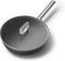 SMEG Wokpan Zwart Mat - ø 30 cm / 5.3 Liter - Standaard anti-aanbaklaag