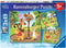 Ravensburger puzzel Disney Winnie the Pooh Sportdag - 3x49 stukjes - Kinderpuzzel