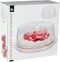 Excellent Houseware Taartstolp/vershouddoos - transparant - kunststof - 34 cm - Taart bewaren/serveren
