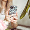 iMoshion Hoesje Geschikt voor iPhone SE (2022) / SE (2020) / 8 / 7 Hoesje Siliconen - iMoshion Design hoesje - Blauw / Transparant / Design Leopard Blue