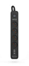 KERG stekkerdoos - 4x 3USB - Stroomonderbreker 16A 3m