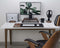 Oakywood Dual Laptop Dock - Massief Walnoot - Echt Hout Verticale MacBook/Laptop/Tablet Standaard - Clean Desk Design