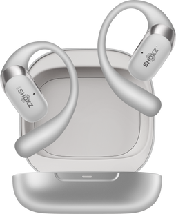 Shokz OpenFit 2+ - Draadloze oordopjes - Dolby Audio DualBoost™ Open-ear design - Grijs