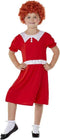 Smiffys - Singing Orphan Kinder Kostuum - Kids tm 9 jaar - Rood