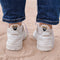 Smiling Socks® Enkelsokken Zwart & Wit - Grappige sokken - 10-Pack - Unisex - Maat 35-43 - Giftbox - Katoen - Cadeau voor hem/haar