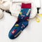 Smiling Socks® Fruit and Wine 7-Pack - Sokken Met Print - Antislip sokken - Kleurvol - Giftbox - Unisex - Cadeau voor haar | Leuke Sokken