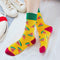 Smiling Socks® Fruit and Wine 7-Pack - Sokken Met Print - Antislip sokken - Kleurvol - Giftbox - Unisex - Cadeau voor haar | Leuke Sokken
