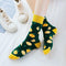 Smiling Socks® Fruit and Wine 7-Pack - Sokken Met Print - Antislip sokken - Kleurvol - Giftbox - Unisex - Cadeau voor haar | Leuke Sokken