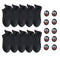 Smiling Socks® Hoogwaardig Katoenen Sokken - Grappige sokken - 10 paar - Zwart - Unisex - Maat 35-43 - Huissokken - Antislip - Cadeau voor haar