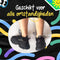 Smiling Socks® Hoogwaardig Katoenen Sokken - Grappige sokken - 10 paar - Zwart - Unisex - Maat 35-43 - Huissokken - Antislip - Cadeau voor haar