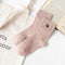 Smiling Socks® Warme Sokken Dames - Huissokken - 10 Paar - Maat 35-43 - Katoen - Unisex - Kleurvol - Anti zweet