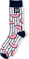 Smiling Socks® Watermeloen & Pizza - Gekke Sokken - Warme Sokken Dames - 5 Paar - Kleurvol - Giftbox - Maat 35-43 - Anti slip