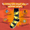 Smiling Socks® Watermeloen & Pizza - Gekke Sokken - Warme Sokken Dames - 5 Paar - Kleurvol - Giftbox - Maat 35-43 - Anti slip