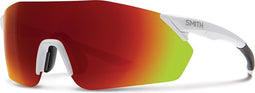 Smith Reverb fietsbril Mat-wit met rode chromolens