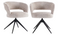 Criks Design Coco Eetkamerstoel - organisch gebogen - beige (2 stuks)