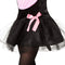 dressforfun Roos katje 158 - Verkleedkostuum kattenkostuum - Zwarte pluche met roze accenten
